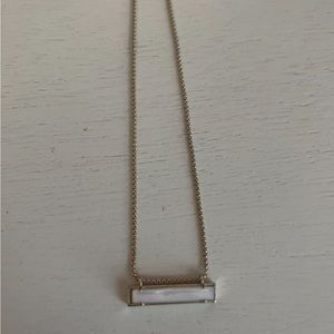 Kendra Scott leanor gold mother of pearl bar necklace